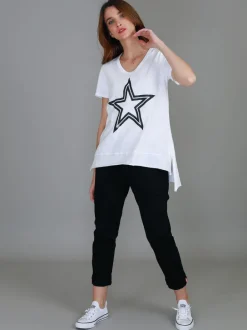 3rd Story Abbey Star Framed S/S Tee< Short Sleeves