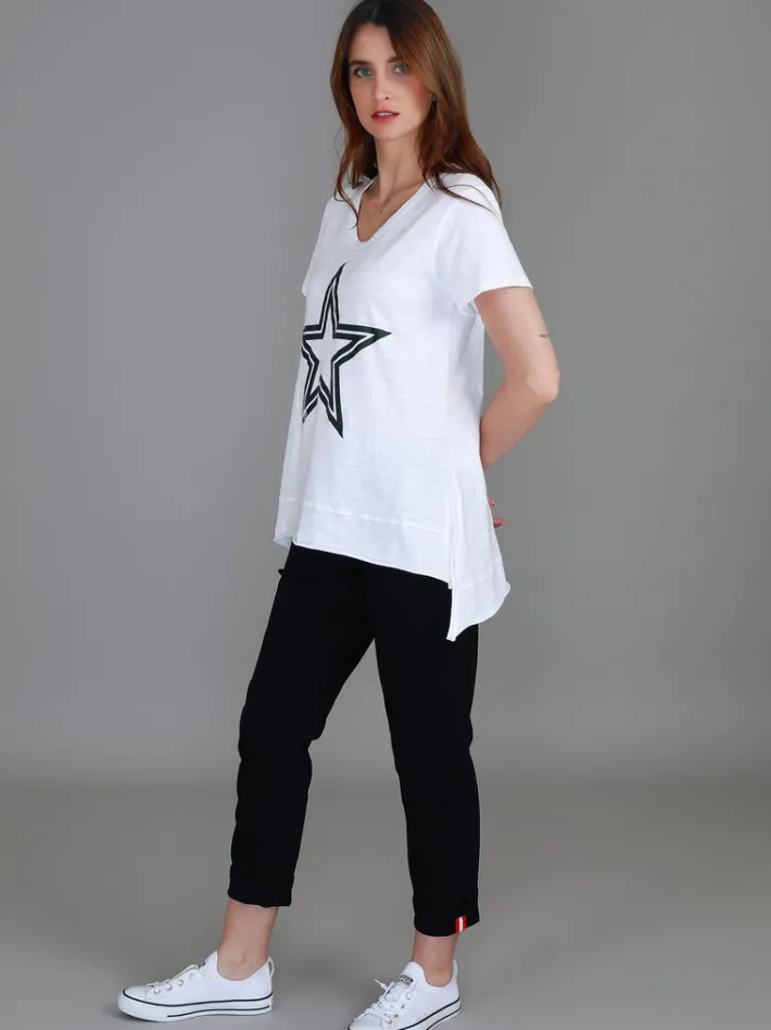 3rd Story Abbey Star Framed S/S Tee< Short Sleeves