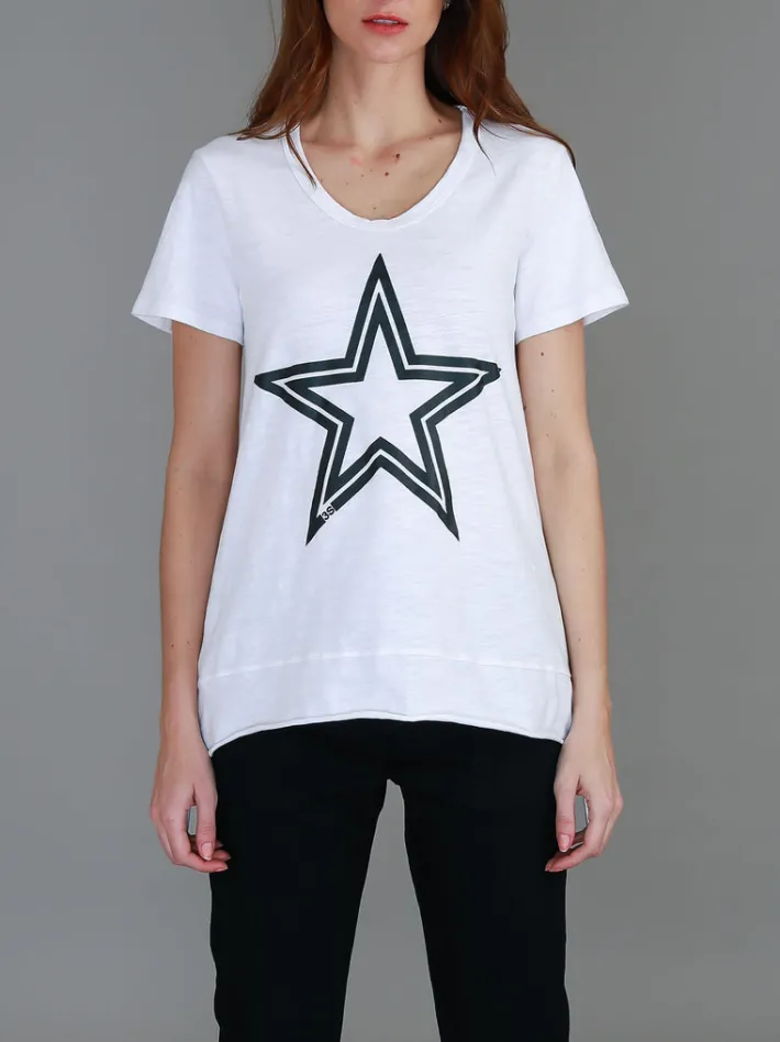3rd Story Abbey Star Framed S/S Tee< Short Sleeves