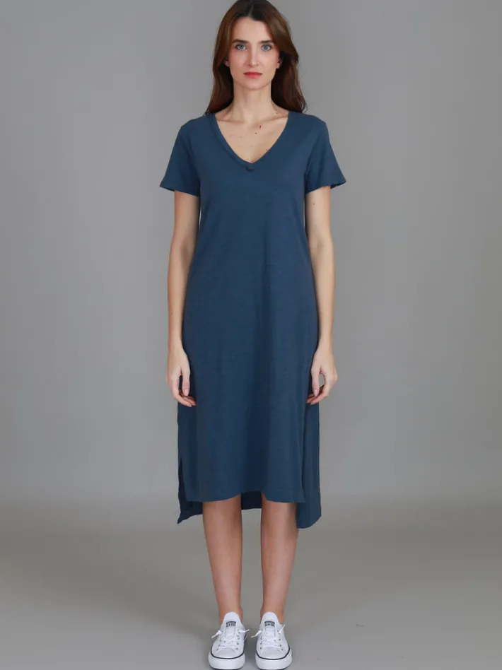 3rd Story Aria V Neck Dress< Short Sleeve Dress