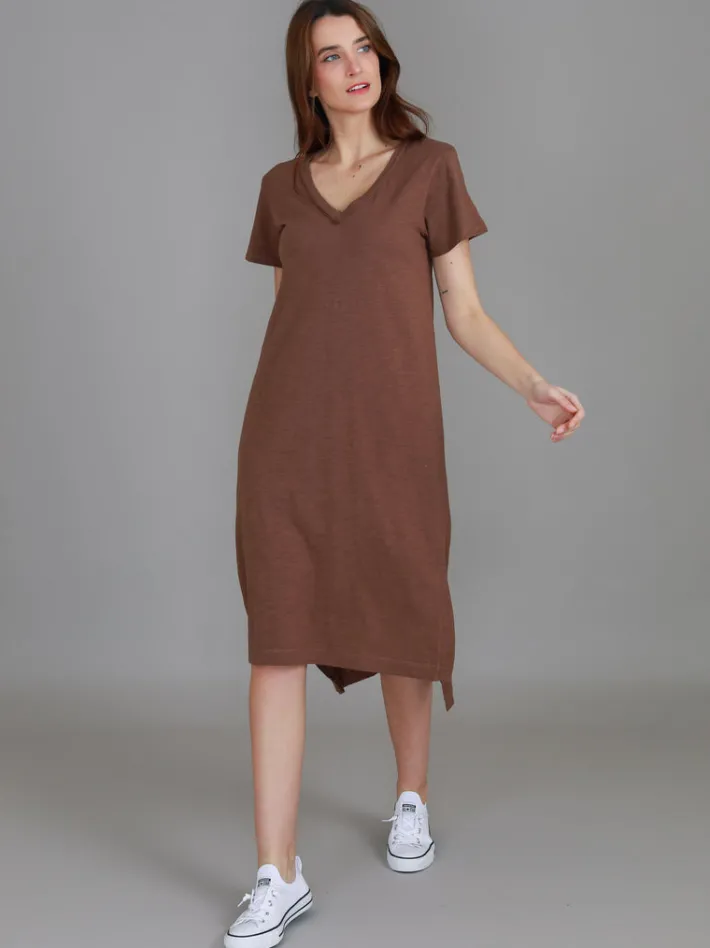 3rd Story Aria V Neck Dress< Short Sleeve Dress