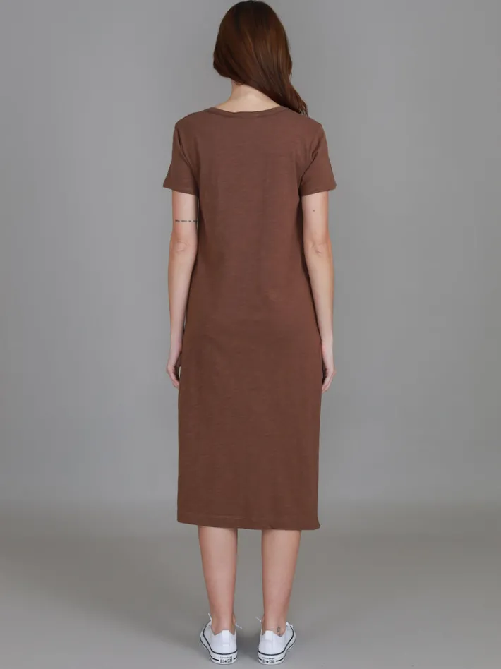 3rd Story Aria V Neck Dress< Short Sleeve Dress