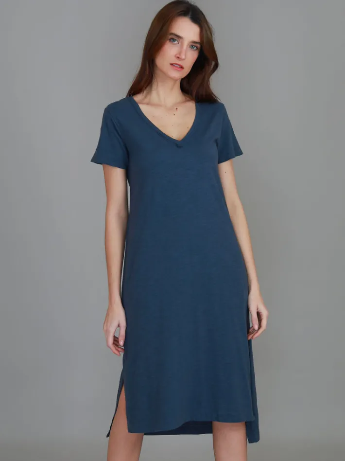 3rd Story Aria V Neck Dress< Short Sleeve Dress