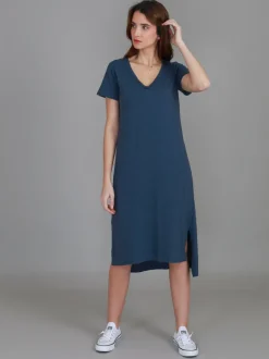3rd Story Aria V Neck Dress< Short Sleeve Dress