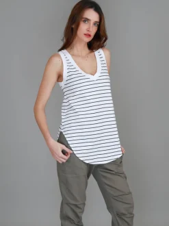 3rd Story Audrey V Neck Tank Top< Tanks