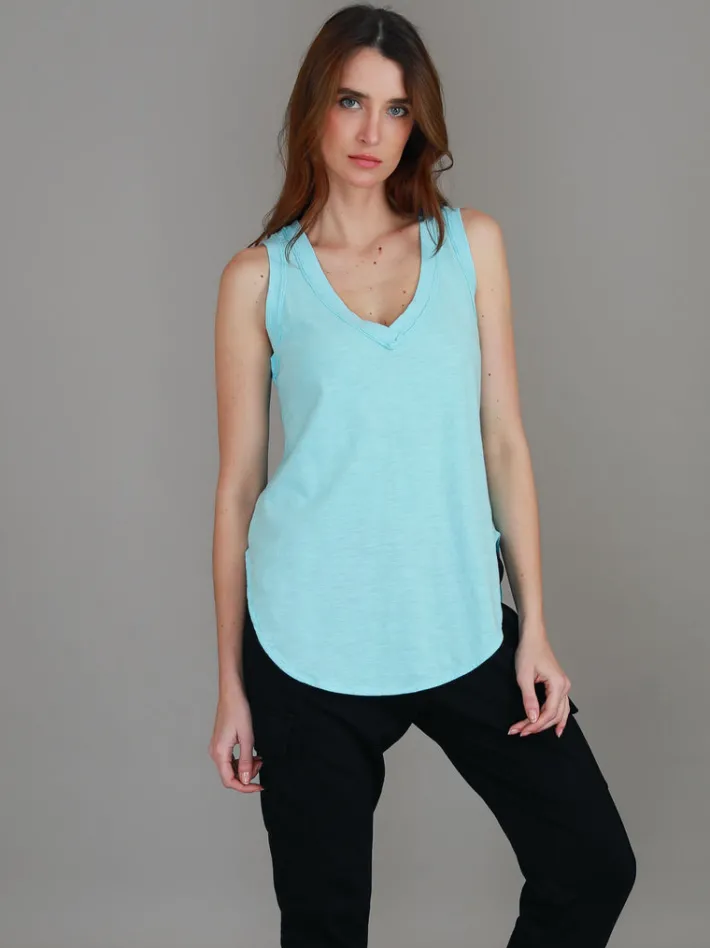 3rd Story Audrey V Neck Tank Top< Tanks