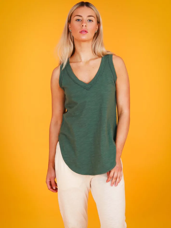 3rd Story Audrey V Neck Tank Top< Tanks