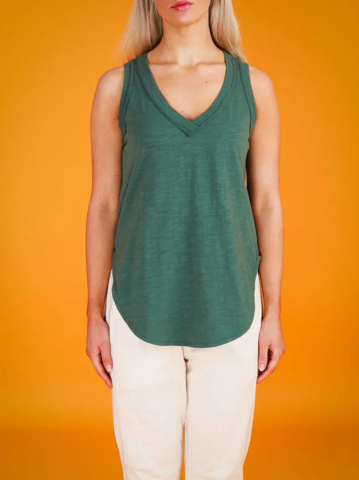 3rd Story Audrey V Neck Tank Top< Tanks
