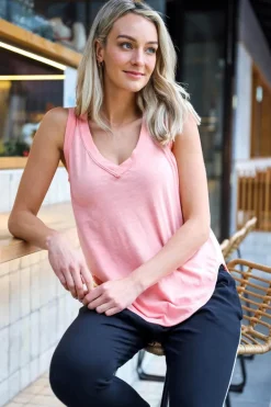 3rd Story Audrey V Neck Tank Top< Tanks