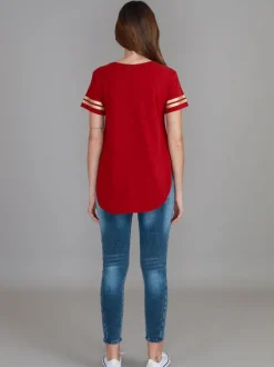 3rd Story Ava Leopard Star Short Sleeve T Shirt< Short Sleeves