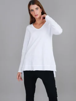 3rd Story Barwon V Neck T Shirt< Long Sleeves