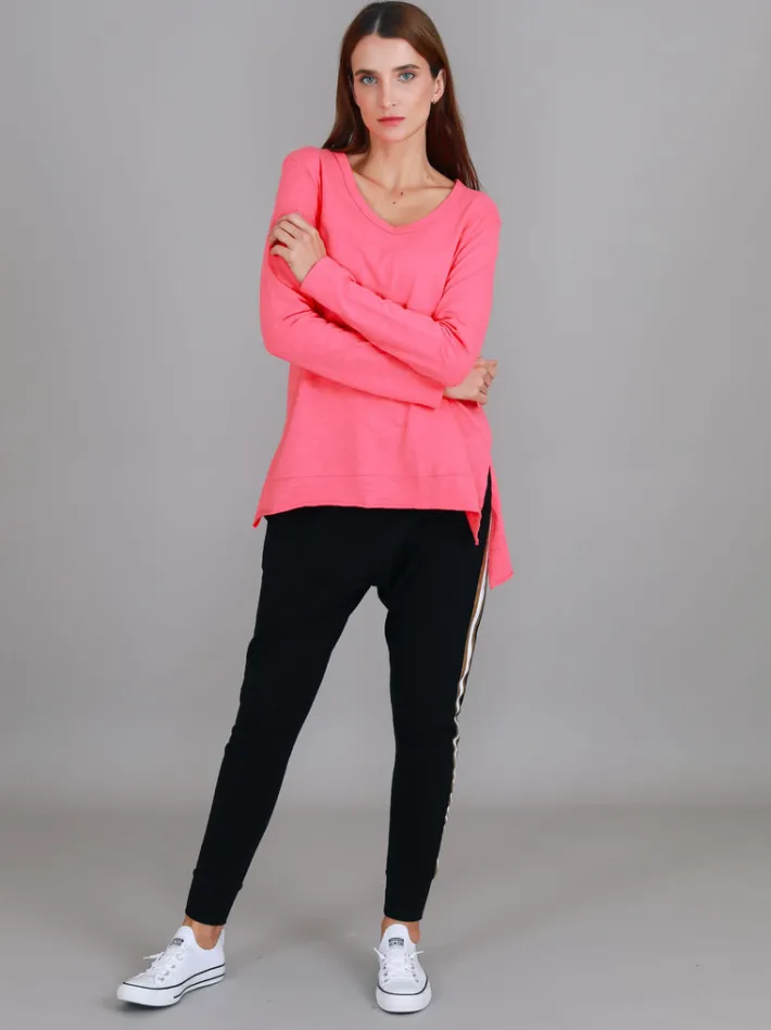 3rd Story Barwon V Neck T Shirt< Long Sleeves