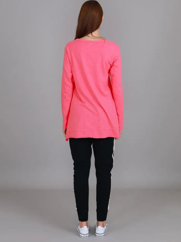 3rd Story Barwon V Neck T Shirt< Long Sleeves
