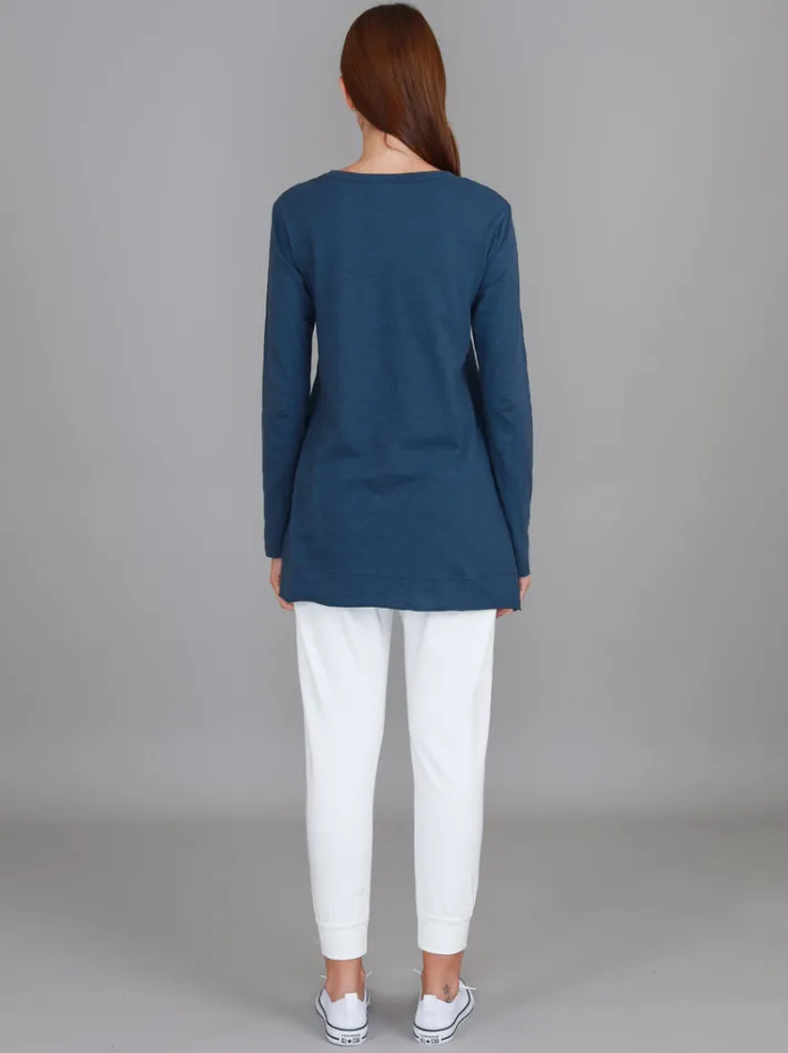 3rd Story Barwon V Neck T Shirt< Long Sleeves