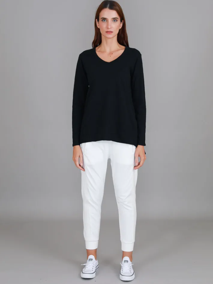 3rd Story Barwon V Neck T Shirt< Long Sleeves