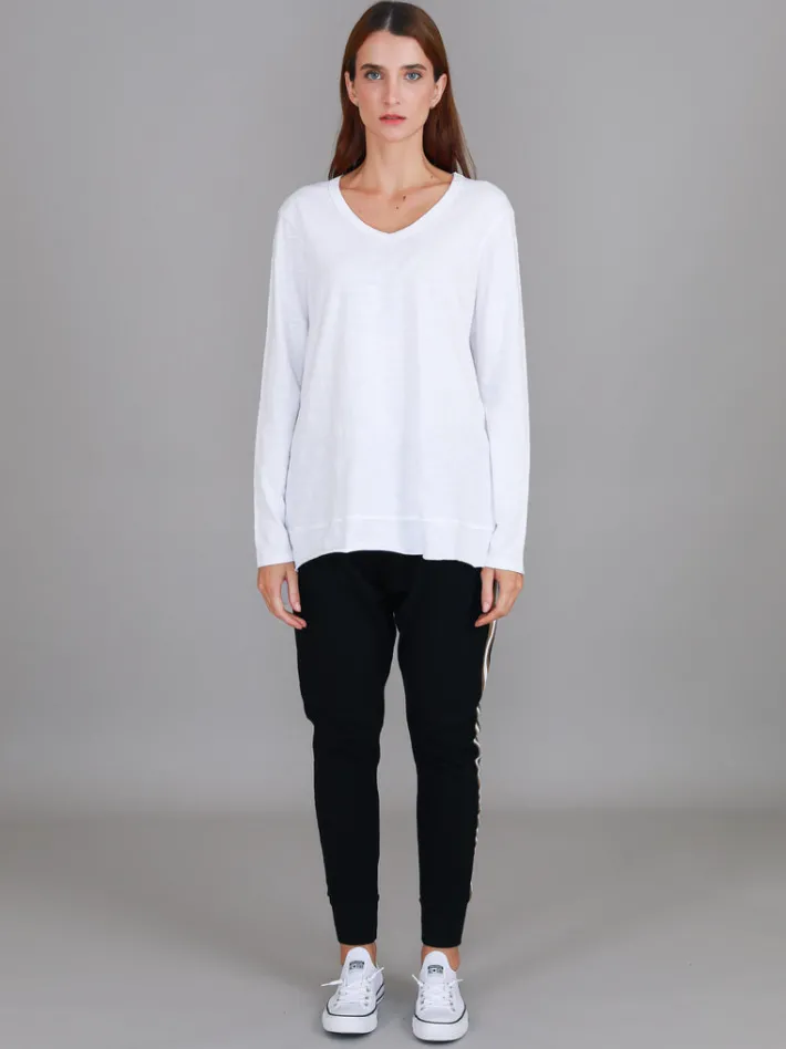 3rd Story Barwon V Neck T Shirt< Long Sleeves