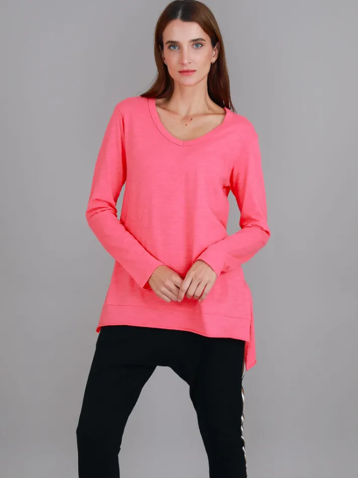 3rd Story Barwon V Neck T Shirt< Long Sleeves
