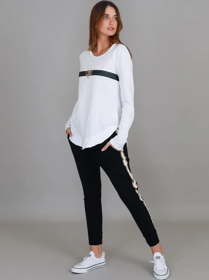 3rd Story Bella 3S Gold Band Long Sleeve T Shirt< Long Sleeves