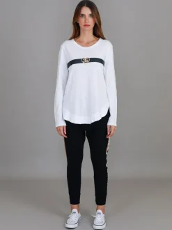 3rd Story Bella 3S Gold Band Long Sleeve T Shirt< Long Sleeves