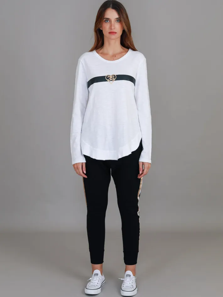 3rd Story Bella 3S Gold Band Long Sleeve T Shirt< Long Sleeves