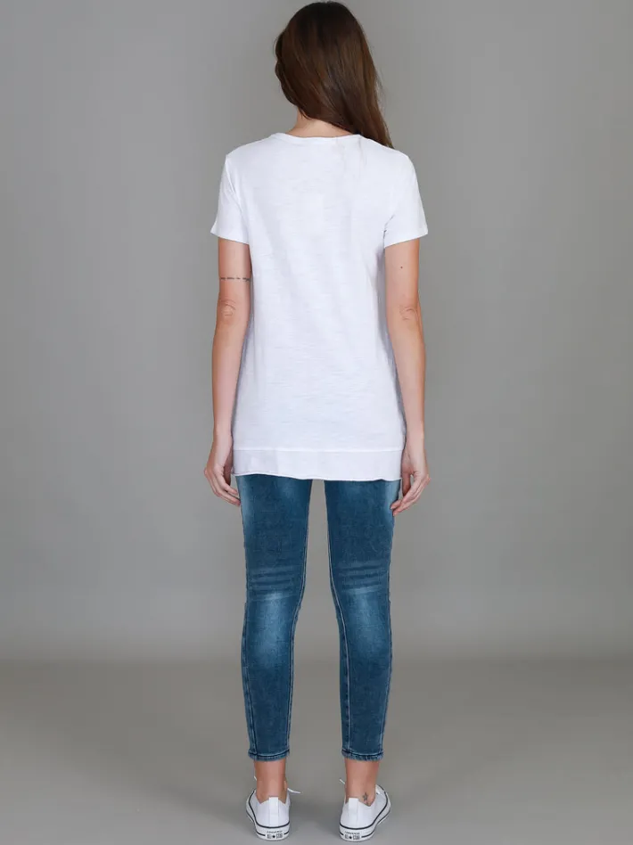 3rd Story Betty Star Stripe T Shirt< Short Sleeves