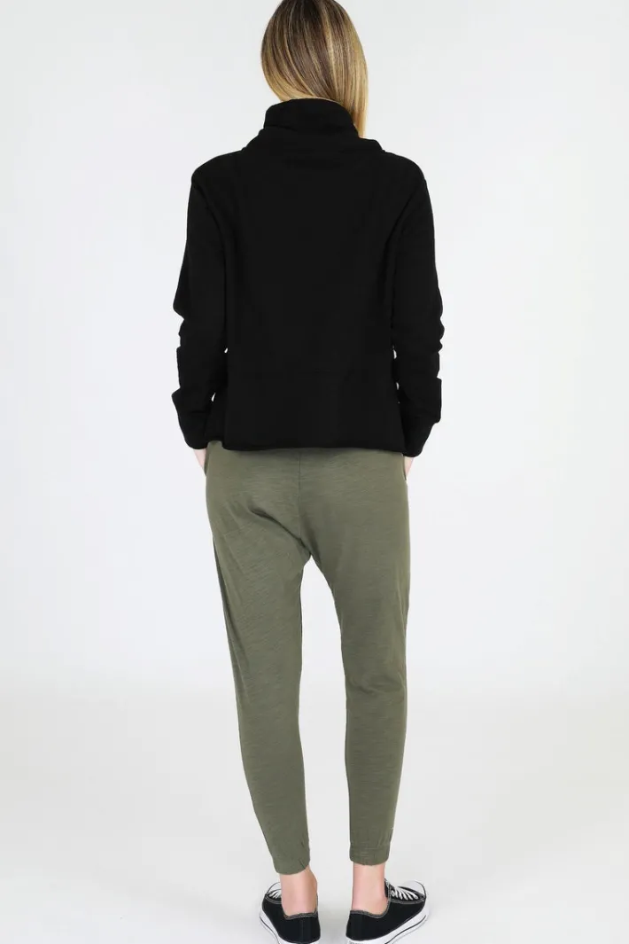 3rd Story Caitlyn Funnel Neck Cropped Sweatshirt< Sweatshirts|Sweatshirts