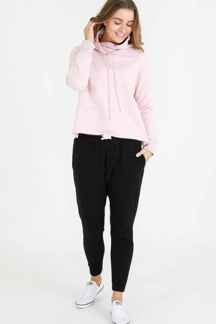 3rd Story Caitlyn Funnel Neck Cropped Sweatshirt< Sweatshirts|Sweatshirts