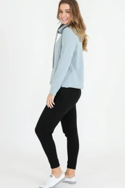 3rd Story Caitlyn Funnel Neck Cropped Sweatshirt< Sweatshirts|Sweatshirts