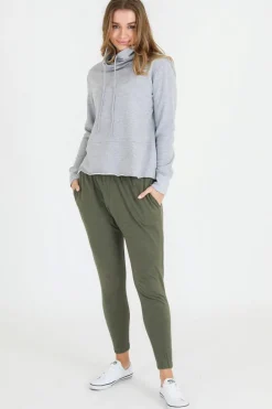 3rd Story Caitlyn Funnel Neck Cropped Sweatshirt< Sweatshirts|Sweatshirts