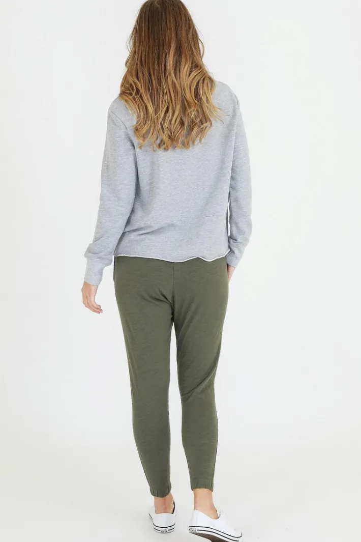 3rd Story Caitlyn Funnel Neck Cropped Sweatshirt< Sweatshirts|Sweatshirts