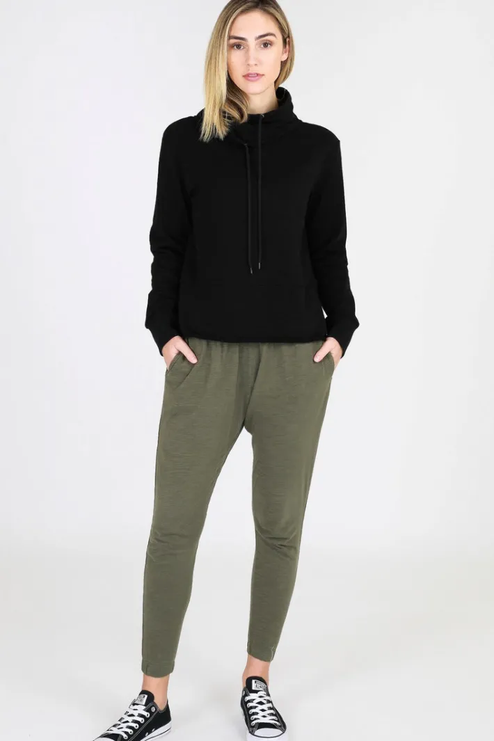 3rd Story Caitlyn Funnel Neck Cropped Sweatshirt< Sweatshirts|Sweatshirts