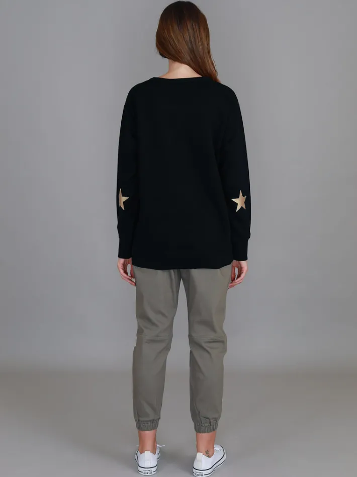 3rd Story Carina 3S Leopard Logo Sweatshirt< Sweatshirts|Sweatshirts
