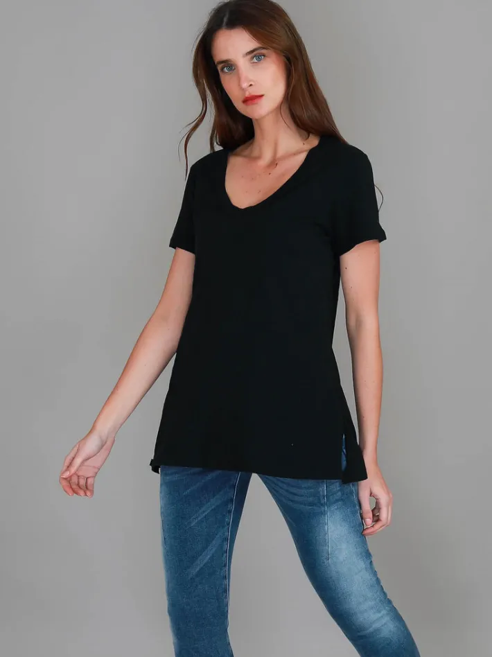 3rd Story Carla Scoop Neck T Shirt< Short Sleeves