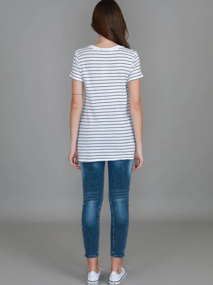 3rd Story Carla Scoop Neck T Shirt< Short Sleeves