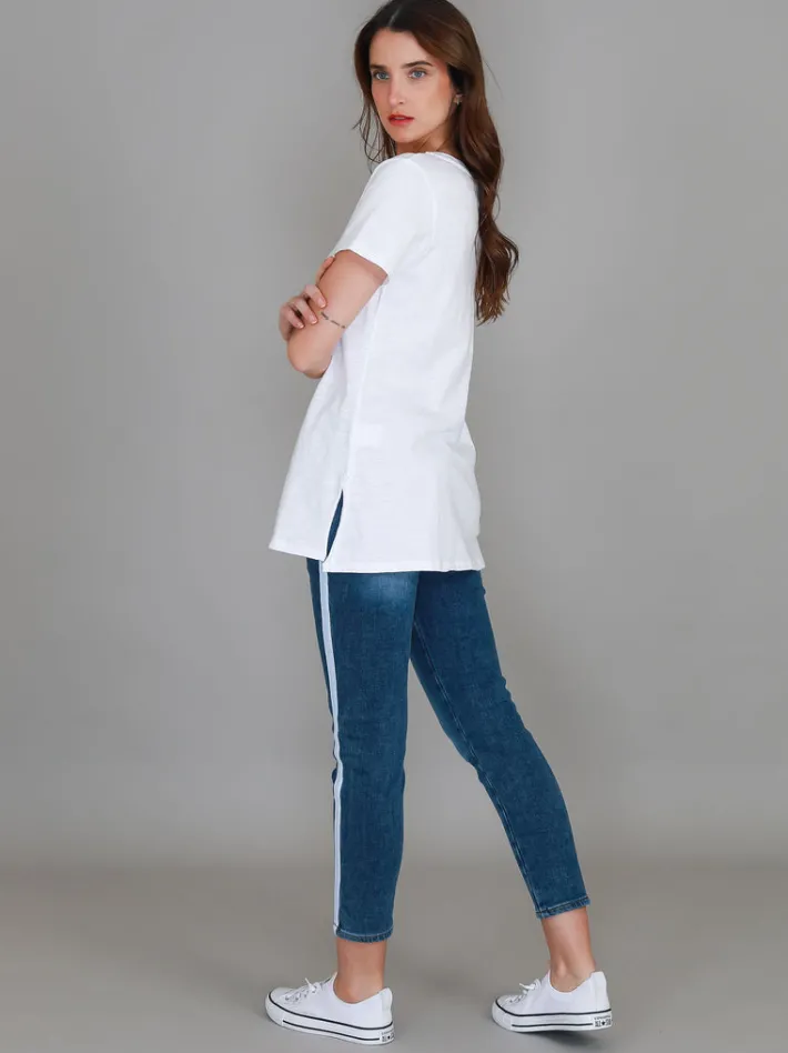 3rd Story Carla Scoop Neck T Shirt< Short Sleeves