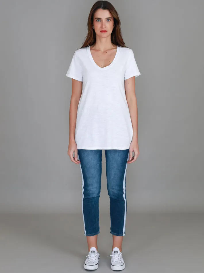 3rd Story Carla Scoop Neck T Shirt< Short Sleeves