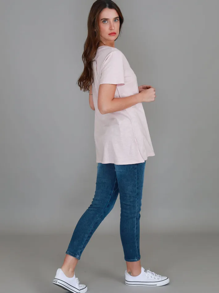 3rd Story Carla Scoop Neck T Shirt< Short Sleeves