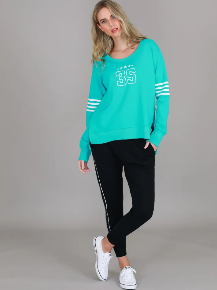 3rd Story Celeste Stripe Band 3S Sweatshirt< Sweatshirts|Sweatshirts