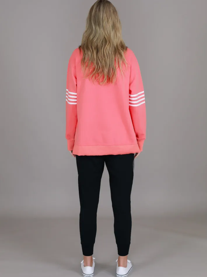 3rd Story Celeste Stripe Band 3S Sweatshirt< Sweatshirts|Sweatshirts