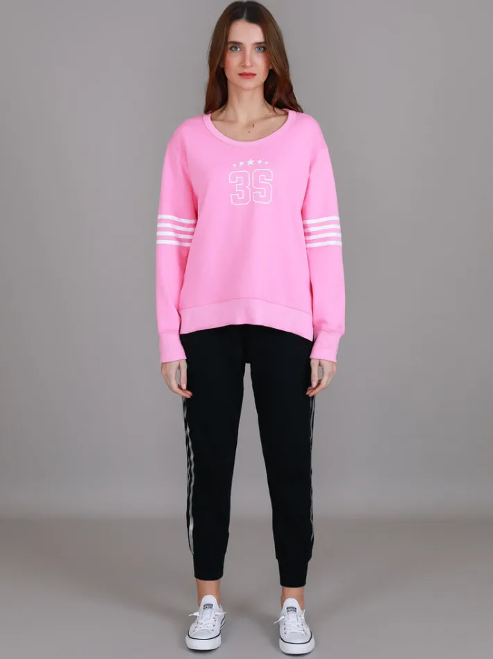 3rd Story Celeste Stripe Band 3S Sweatshirt< Sweatshirts|Sweatshirts