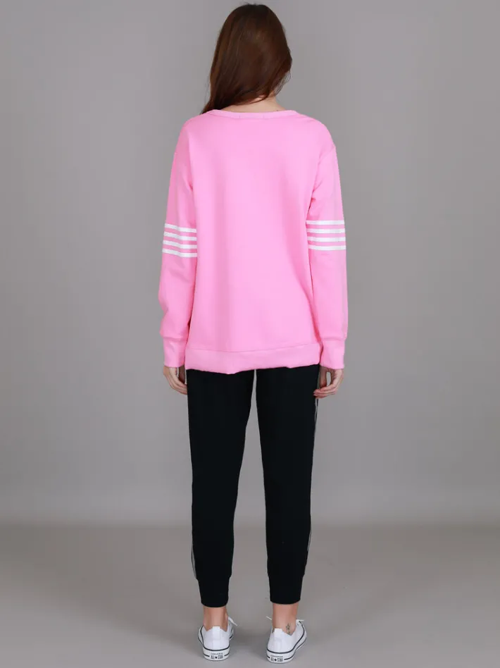 3rd Story Celeste Stripe Band 3S Sweatshirt< Sweatshirts|Sweatshirts