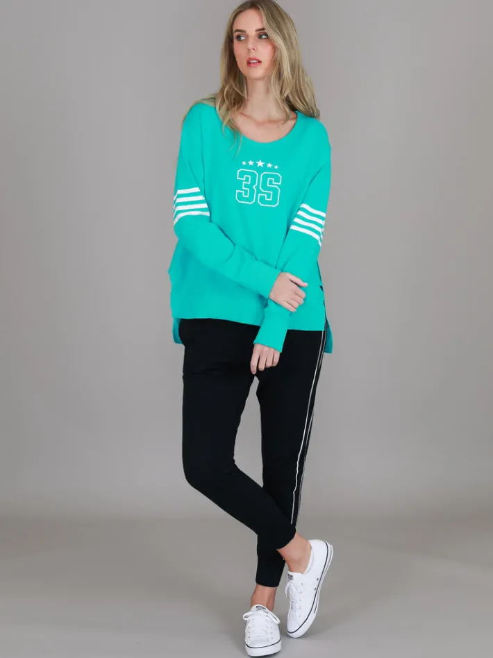 3rd Story Celeste Stripe Band 3S Sweatshirt< Sweatshirts|Sweatshirts