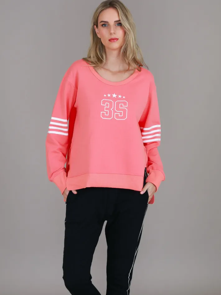3rd Story Celeste Stripe Band 3S Sweatshirt< Sweatshirts|Sweatshirts