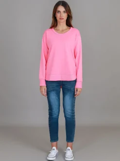 3rd Story Charlette Curve Hem Sweatshirt< Sweatshirts|Sweatshirts