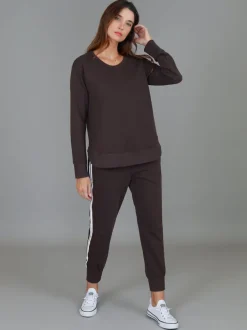 3rd Story Charlette Curve Hem Sweatshirt< Sweatshirts|Sweatshirts