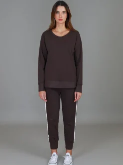 3rd Story Charlette Curve Hem Sweatshirt< Sweatshirts|Sweatshirts