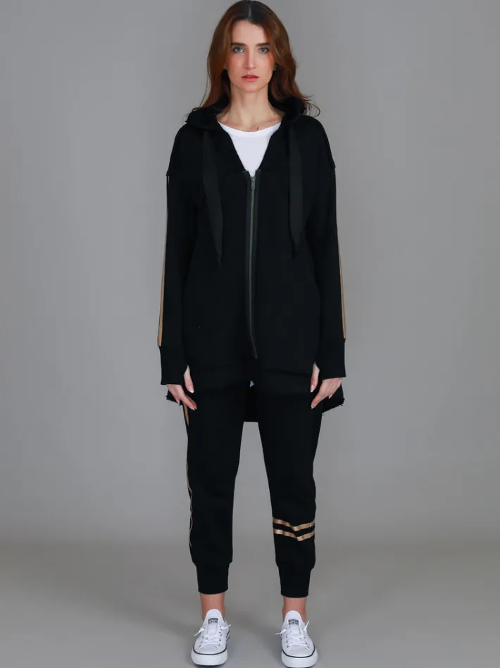 3rd Story Charlie Gold Stripe Hooded Jacket< Jackets|Hoodies