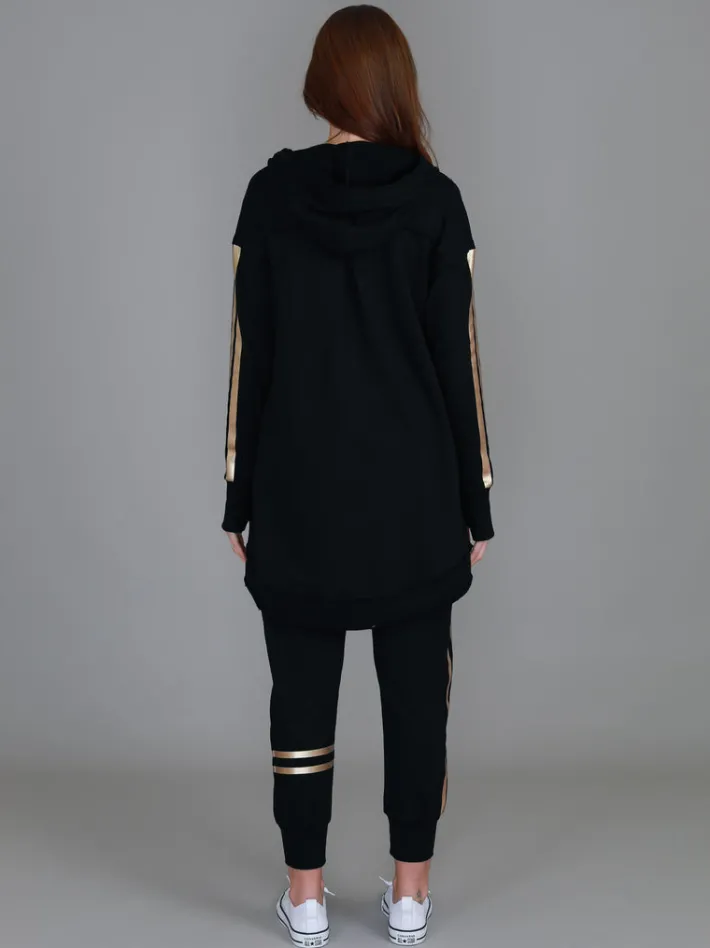 3rd Story Charlie Gold Stripe Hooded Jacket< Jackets|Hoodies