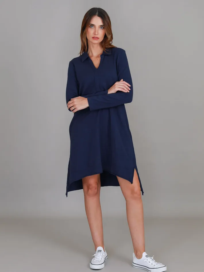 3rd Story Dailyn Long Sleeve Polo Dress< Long Sleeve Dress|Polo Dress