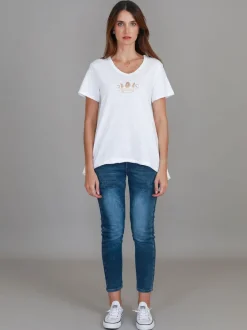 3rd Story Davis 3S Crown Print T Shirt< Short Sleeves
